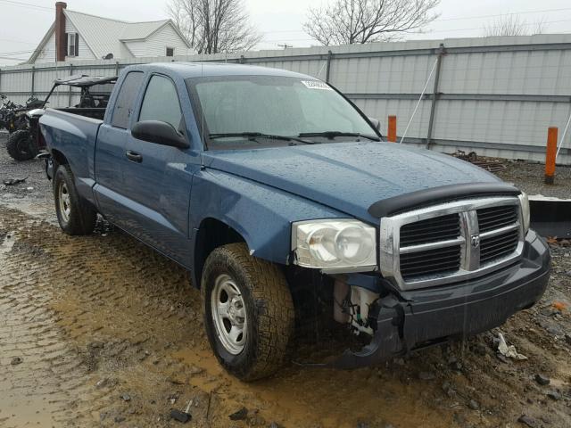 1D7HW22N16S636449 - 2006 DODGE DAKOTA ST BLUE photo 1