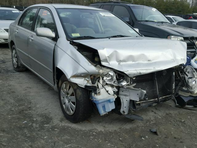 1NXBR32E14Z339496 - 2004 TOYOTA COROLLA CE SILVER photo 1