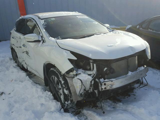 5N1AZ2MH1FN241336 - 2015 NISSAN MURANO S WHITE photo 1