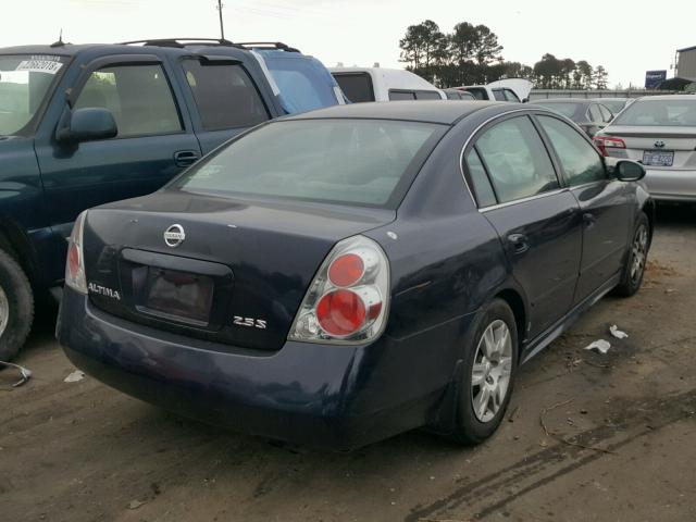 1N4AL11D55C341019 - 2005 NISSAN ALTIMA S BLUE photo 4