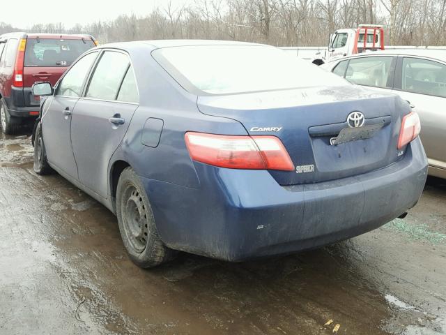 4T1BE46K67U189648 - 2007 TOYOTA CAMRY NEW BLUE photo 3