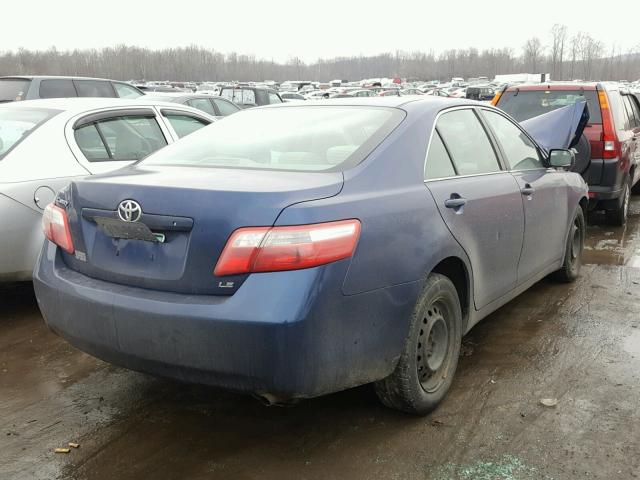 4T1BE46K67U189648 - 2007 TOYOTA CAMRY NEW BLUE photo 4