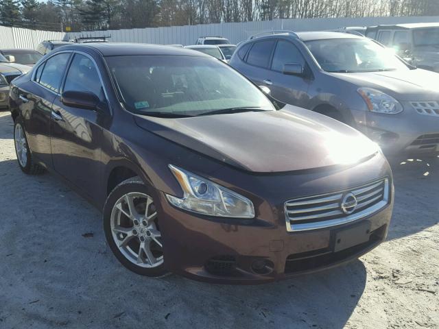 1N4AA5AP5EC486729 - 2014 NISSAN MAXIMA S MAROON photo 1