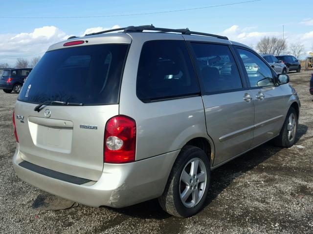 JM3LW28J620310507 - 2002 MAZDA MPV WAGON GOLD photo 4