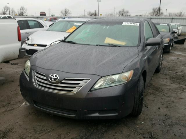 4T1BB46K68U053000 - 2008 TOYOTA CAMRY HYBR GRAY photo 2