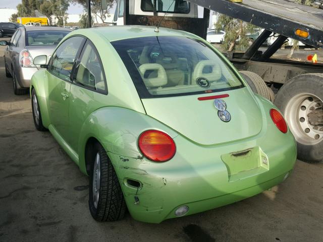 3VWCC21C3YM406594 - 2000 VOLKSWAGEN NEW BEETLE GREEN photo 3