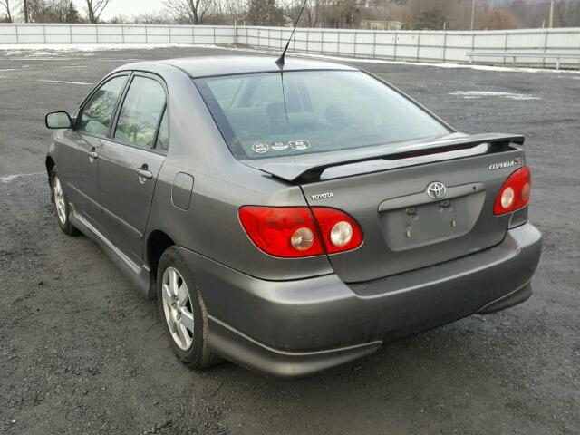 2T1BR32E65C488439 - 2005 TOYOTA COROLLA CE GRAY photo 3