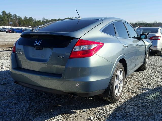 5J6TF1H56CL004245 - 2012 HONDA CROSSTOUR TEAL photo 4