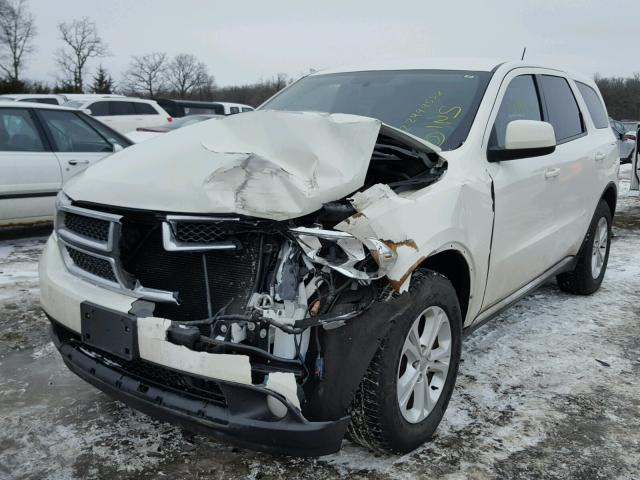 1D4RE2GG2BC746459 - 2011 DODGE DURANGO EX WHITE photo 2