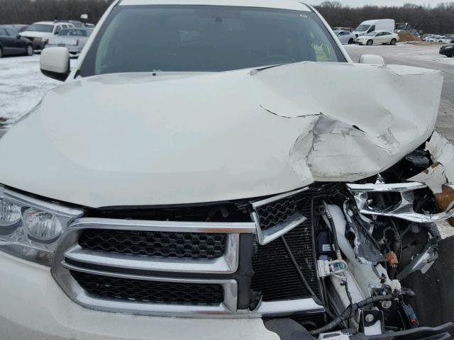 1D4RE2GG2BC746459 - 2011 DODGE DURANGO EX WHITE photo 7