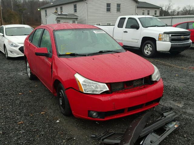 1FAHP35N58W274586 - 2008 FORD FOCUS SE RED photo 1