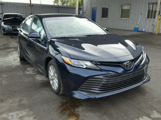 4T1B11HK3JU531622 - 2018 TOYOTA CAMRY L BLUE photo 1