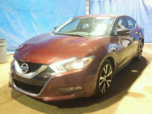 1N4AA6AP3HC402059 - 2017 NISSAN MAXIMA 3.5 MAROON photo 2