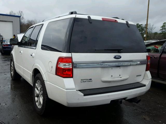 1FMJU2AT3HEA42069 - 2017 FORD EXPEDITION WHITE photo 3