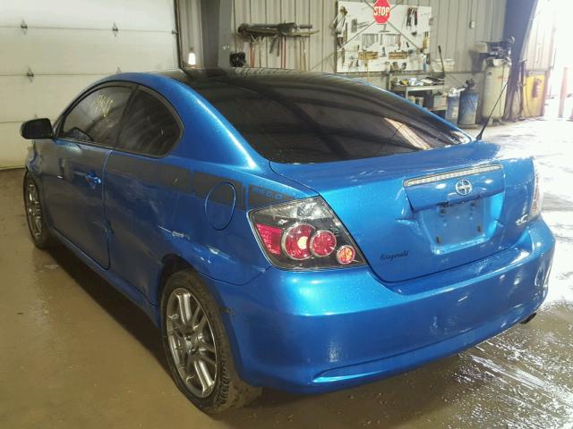 JTKDE3B76A0317175 - 2010 TOYOTA SCION TC BLUE photo 3