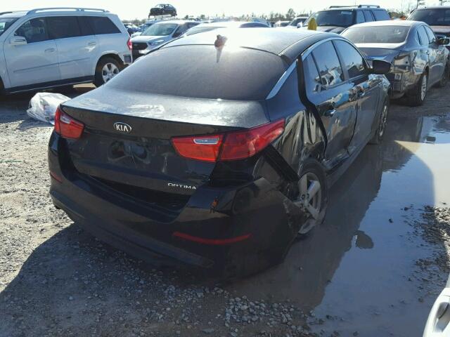 5XXGM4A71FG435722 - 2015 KIA OPTIMA LX BLACK photo 4