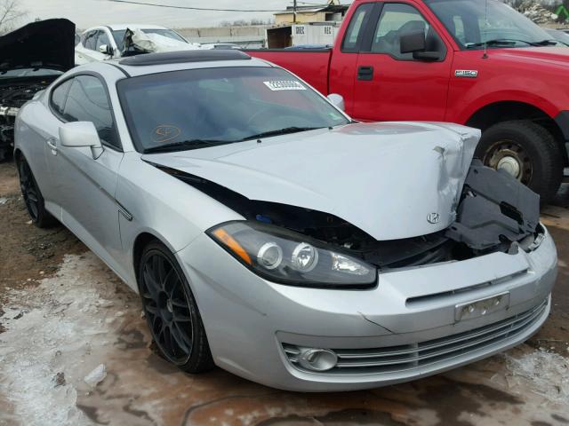 KMHHN66F47U252707 - 2007 HYUNDAI TIBURON GT SILVER photo 1