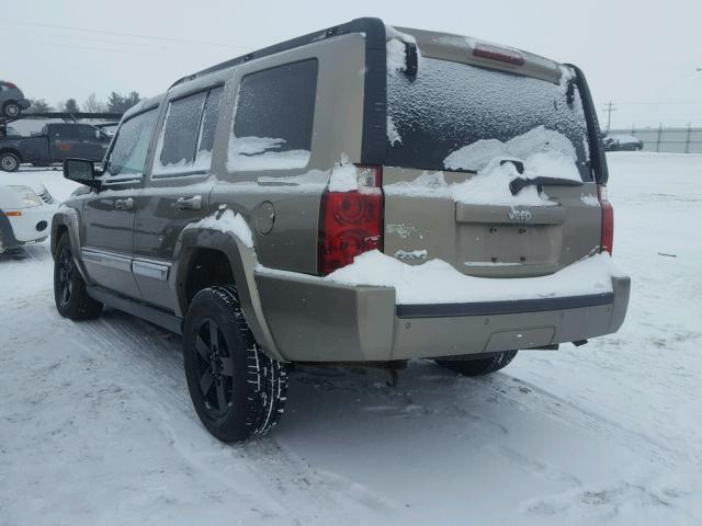 1J8HG48K96C286216 - 2006 JEEP COMMANDER 棕色 照片 3