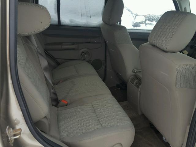1J8HG48K96C286216 - 2006 JEEP COMMANDER 棕色 照片 6