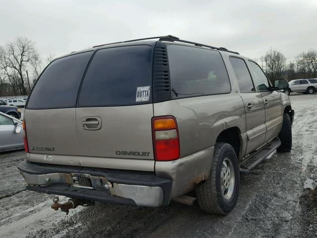 3GNFK16T01G131817 - 2001 CHEVROLET SUBURBAN K BEIGE photo 4