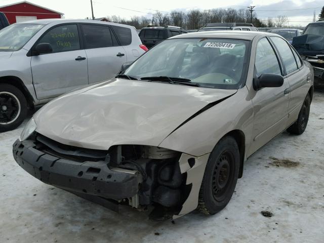 1G1JC52F847196981 - 2004 CHEVROLET CAVALIER TAN photo 2