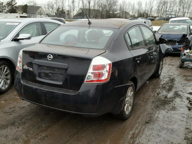 3N1AB61E98L619838 - 2008 NISSAN SENTRA 2.0 BLACK photo 4