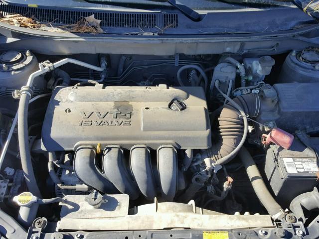 5Y2SM62814Z429295 - 2004 PONTIAC VIBE GRAY photo 7