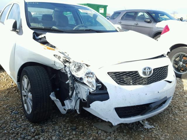 1NXBU40E49Z144328 - 2009 TOYOTA COROLLA BA WHITE photo 9