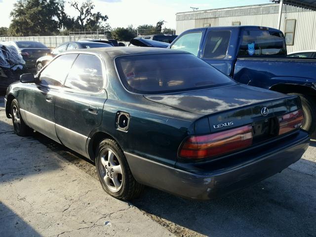 JT8GK13T2R0020749 - 1994 LEXUS ES 300 GREEN photo 3