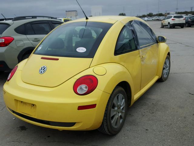 3VWPW31C78M501383 - 2008 VOLKSWAGEN NEW BEETLE YELLOW photo 4