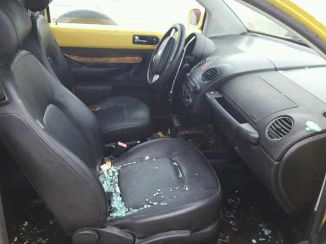 3VWPW31C78M501383 - 2008 VOLKSWAGEN NEW BEETLE 黄色 照片 5