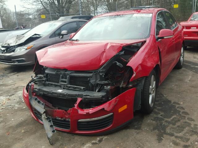 3VWRZ71K39M169930 - 2009 VOLKSWAGEN JETTA SE RED photo 2