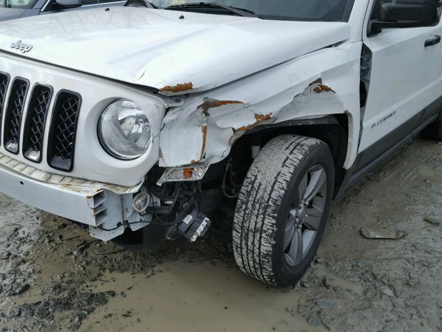 1C4NJPFA3ED888495 - 2014 JEEP PATRIOT LA WHITE photo 9