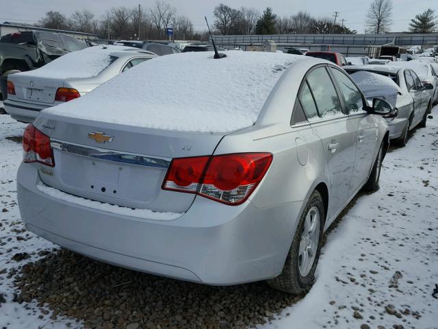 1G1PC5SB9D7123299 - 2013 CHEVROLET CRUZE LT SILVER photo 4