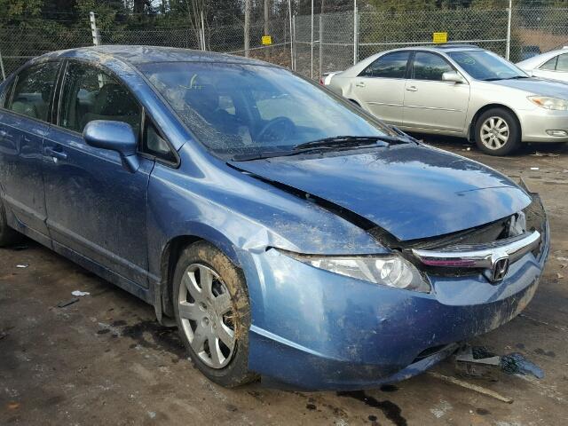 2HGFA1F56AH576853 - 2010 HONDA CIVIC LX BLUE photo 9