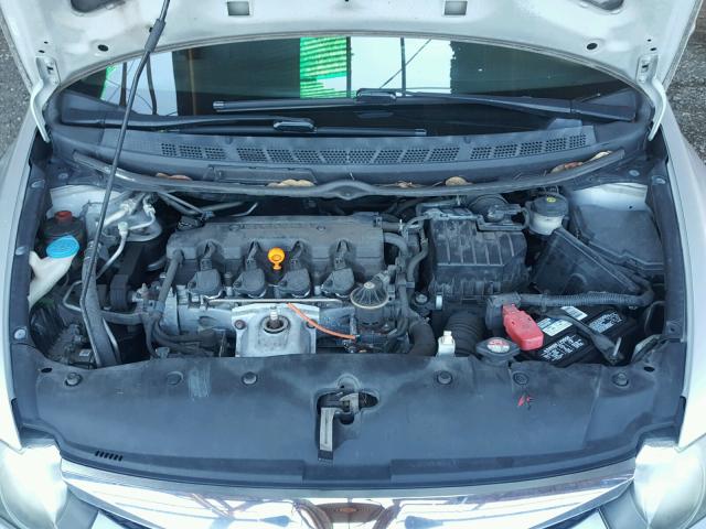 2HGFA1F51AH320474 - 2010 HONDA CIVIC LX SILVER photo 7