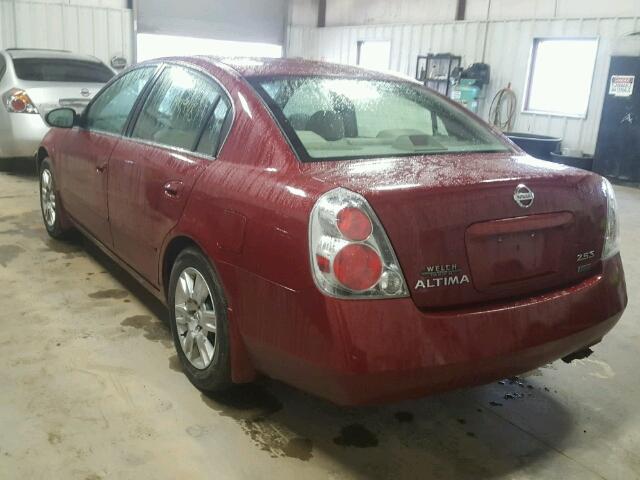 1N4AL11D66N425968 - 2006 NISSAN ALTIMA S/S RED photo 3