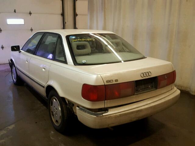 WAUBJ58C0PA200413 - 1993 AUDI 90 S WHITE photo 3