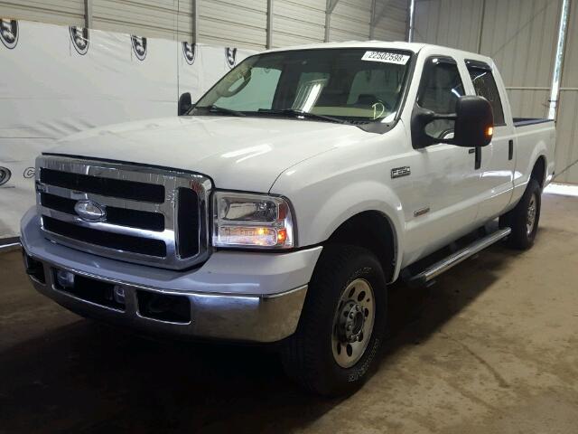 1FTSW21P67EA88192 - 2007 FORD F250 SUPER WHITE photo 2