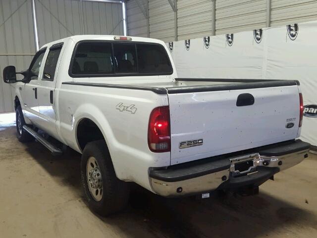 1FTSW21P67EA88192 - 2007 FORD F250 SUPER WHITE photo 3