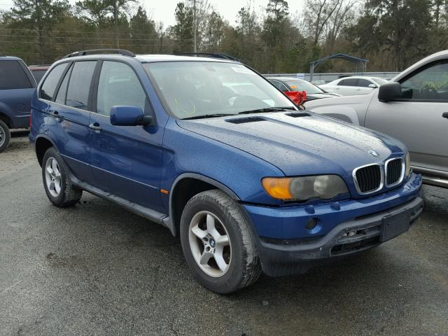 WBAFA53501LH79444 - 2001 BMW X5 3.0I BLUE photo 1