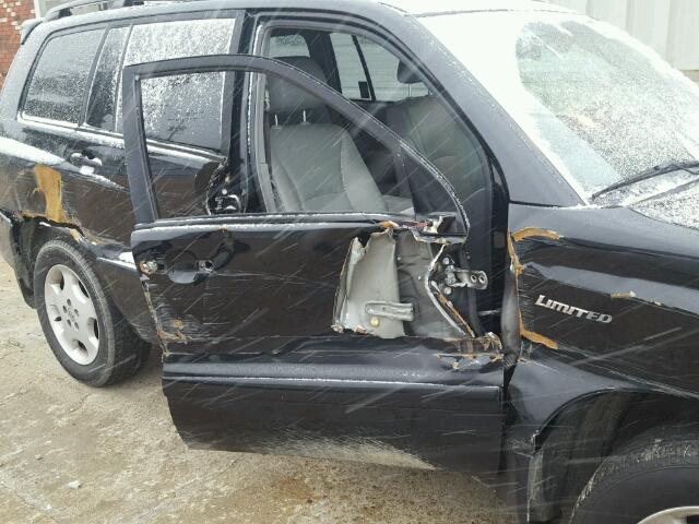 JTEEP21A950070071 - 2005 TOYOTA HIGHLANDER BLACK photo 9