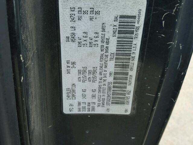 1B7GG23X5TS668755 - 1996 DODGE DAKOTA 绿色 照片 10