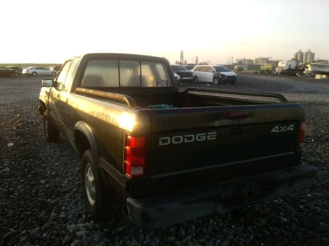 1B7GG23X5TS668755 - 1996 DODGE DAKOTA 绿色 照片 3
