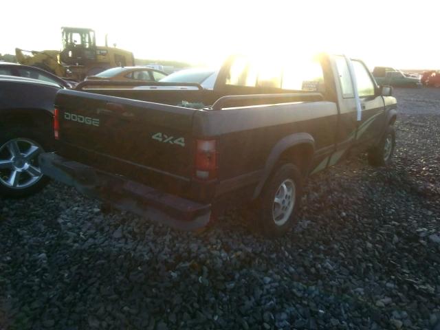 1B7GG23X5TS668755 - 1996 DODGE DAKOTA 绿色 照片 4