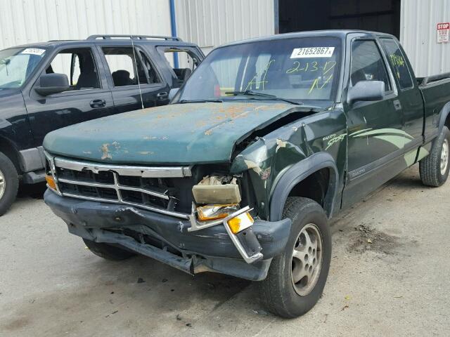 1B7GG23X5TS668755 - 1996 DODGE DAKOTA GREEN photo 9