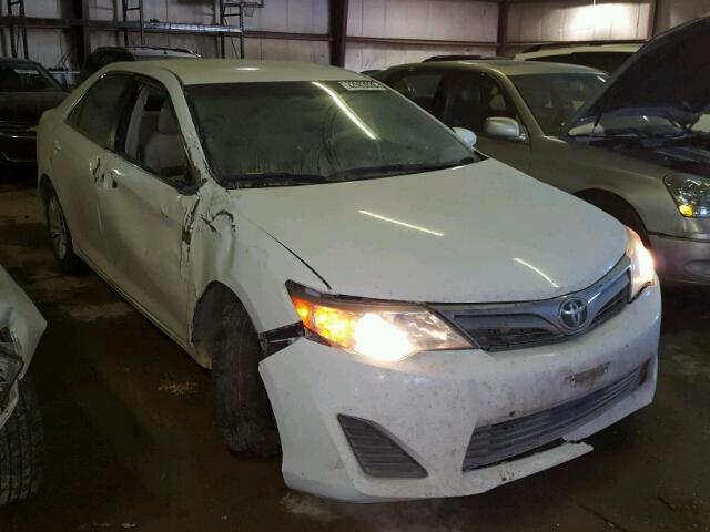 4T1BF1FK7CU535244 - 2012 TOYOTA CAMRY BASE WHITE photo 1