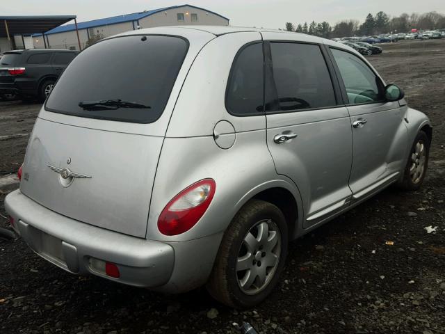 3C8FY68B25T557996 - 2005 CHRYSLER PT CRUISER SILVER photo 4