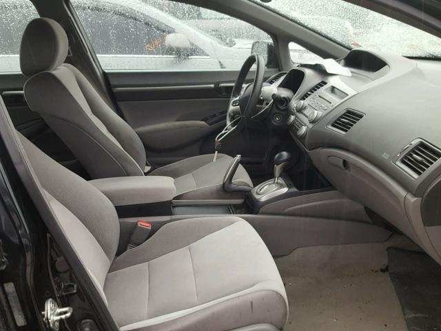 1HGFA16817L109832 - 2007 HONDA CIVIC EX შავი ფოტო 5