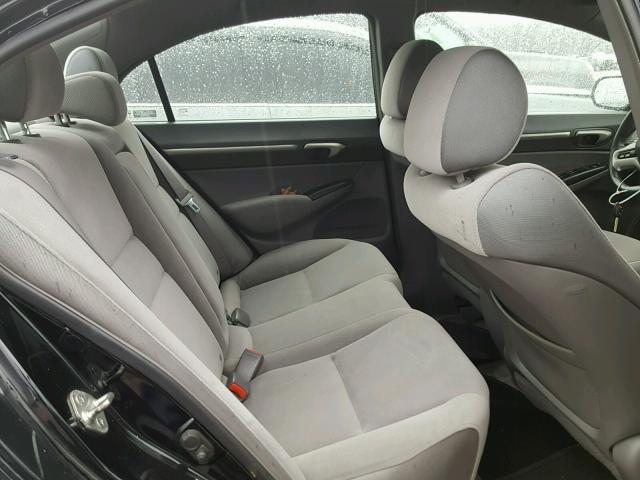 1HGFA16817L109832 - 2007 HONDA CIVIC EX შავი ფოტო 6